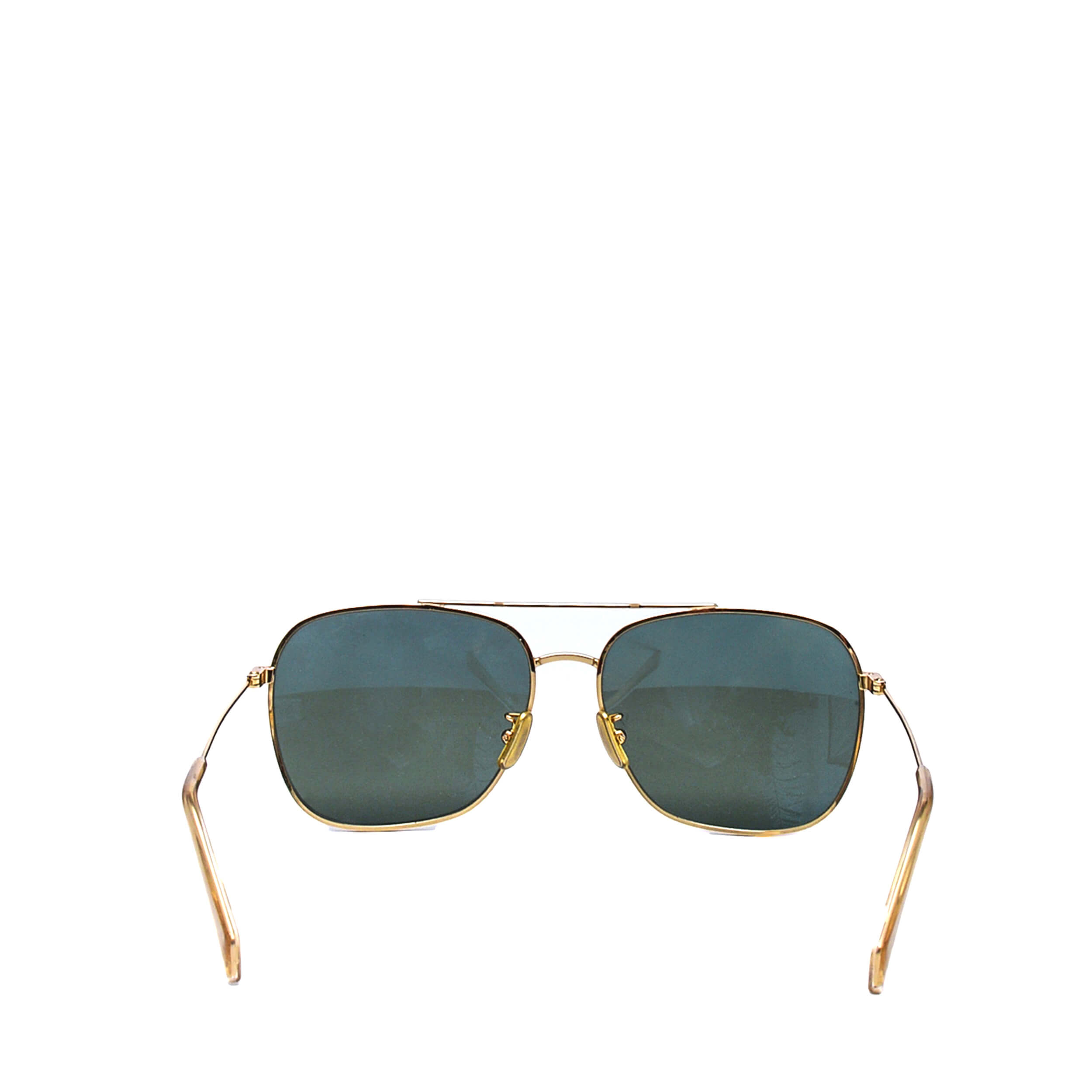 Celine - Gold Metal Frame Mineral Sunglasses